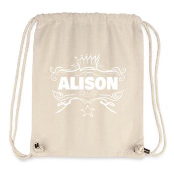 Alison as a baby - Stanley/Stella Recycled Gym Bag - natural - Front