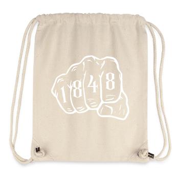 1848 Ruhrpott Football Bochum Région de la Ruhr - Sac à cordon recyclé Stanley/Stella - blanc naturel - Devant