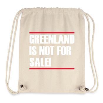 Greenland Is Not For Sale - Stanley/Stella recycelter Gym Bag - Naturweiß - Vorne