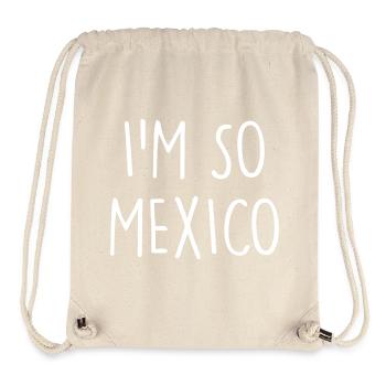 Mexiko mexicain - Sac à cordon recyclé Stanley/Stella - blanc naturel - Devant