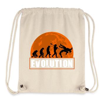 Wrestling Evolution Funny Combat Sports Grappling - Stanley/Stella Recycled Gym Bag - natural - Front