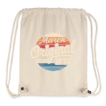 Legendär seit märz 1972 - Stanley/Stella recycelter Gym Bag - Naturweiß - Vorne