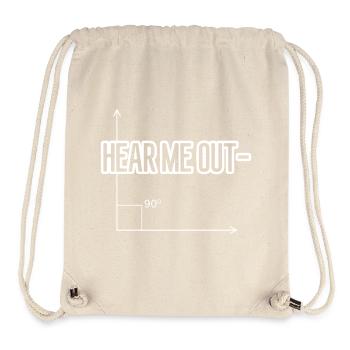 Hear me out - Stanley/Stella recycelter Gym Bag - Naturweiß - Vorne
