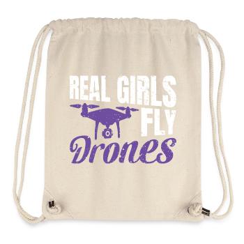 I've had enough, I'm going to fly a drone - Stanley/Stella Recycled Gym Bag - natural - Front
