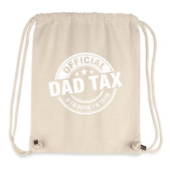 Dad Tax Official Stamp - Stanley/Stella Recycled Gym Bag - natural - Front