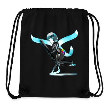 Huion OC Charakter - Stanley/Stella recycelter Gym Bag - Schwarz - Vorne