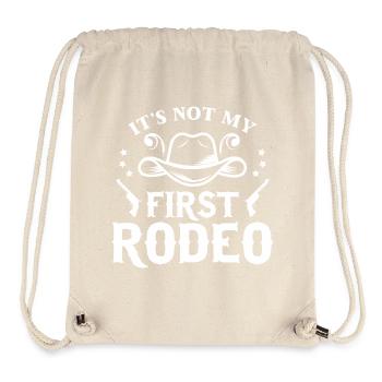 C’est not My First Rodeo - Sac à cordon recyclé Stanley/Stella - blanc naturel - Devant