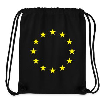 European Union flag - Stanley/Stella Recycled Gym Bag - black - Front
