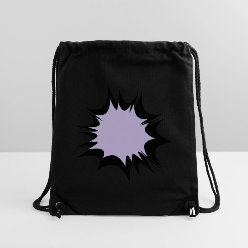 Comic speech bubble explosion Stanley/Stella Recycled Gym Bag