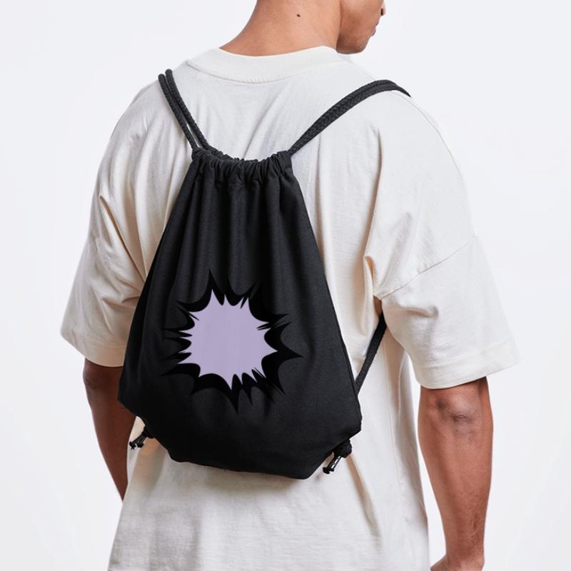 Comic speech bubble explosion Stanley/Stella Recycled Gym Bag