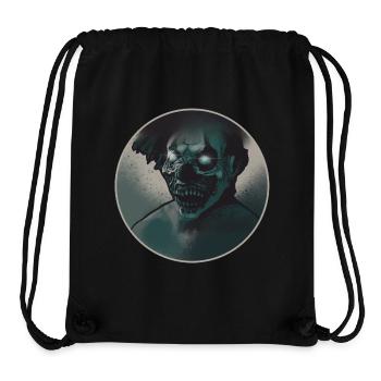 Clown d'horreur - Sac à cordon recyclé Stanley/Stella - noir - Devant