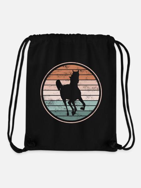 Pferd Pferde - Stanley/Stella recycelter Gym Bag - Schwarz