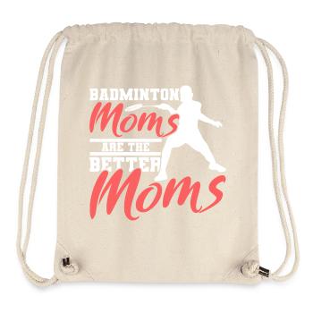 Badminton Mama - Stanley/Stella recycelter Gym Bag - Naturweiß - Vorne