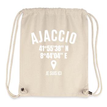 Corsica, Corsica, humor Ajaccio - Stanley/Stella Recycled Gym Bag - natural - Front