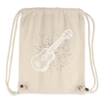 Ukulele Skizze - Stanley/Stella recycelter Gym Bag - Naturweiß - Vorne