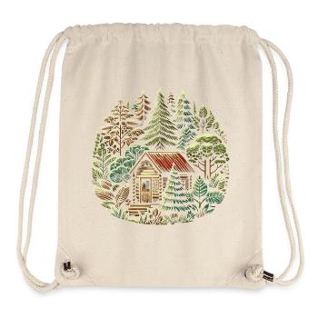 naturverbunden Leben mit einem Tiny House im Wald - Stanley/Stella recycelter Gym Bag - Naturweiß - Vorne