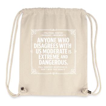 Political tension - Stanley/Stella Recycled Gym Bag - natural - Front