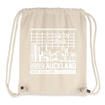 Auckland New Zealand Travel Shirt - Stanley/Stella Recycled Gym Bag - natural - Front