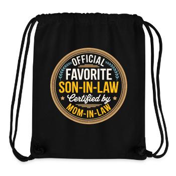 Son In Law Certified Mom Funny Family - Stanley/Stella Recycled Gym Bag - black - Front