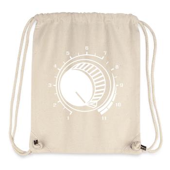 Volume Turn It Up, Lautstärke Musik Party DJ Sound - Stanley/Stella recycelter Gym Bag - Naturweiß - Vorne