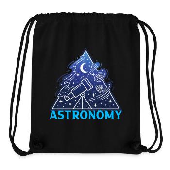 Astronomy - Stanley/Stella recycelter Gym Bag - Schwarz - Vorne