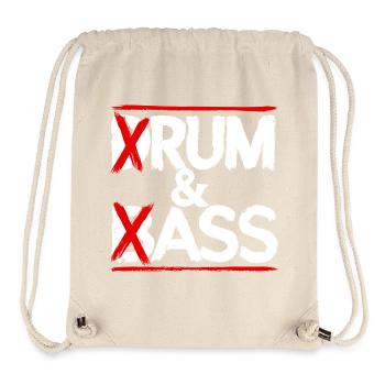 Drum & Bass Rum & Ass Funny Drummer - Stanley/Stella Recycled Gym Bag - natural - Front