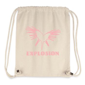 Love Explosion - Stanley/Stella recycelter Gym Bag - Naturweiß - Vorne