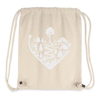 Wanderpfad Abenteuer Natur  - Stanley/Stella recycelter Gym Bag - Naturweiß - Vorne