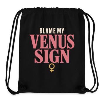 Venus sign Venus astrology - Stanley/Stella Recycled Gym Bag - black - Front