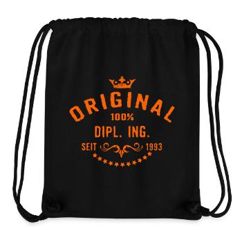 Beruf Diplom Ingenieur seit 1993 - RAHMENLOS - Stanley/Stella recycelter Gym Bag - Schwarz - Vorne