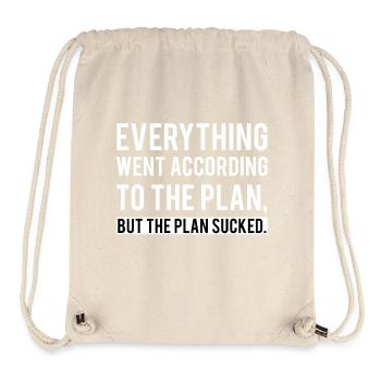 Everything went according to the plan / gift - Stanley/Stella Recycled Gym Bag - natural - Front
