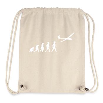 Evolution Segelflugzeug Segelflieger Flugzeug - Stanley/Stella recycelter Gym Bag - Naturweiß - Vorne