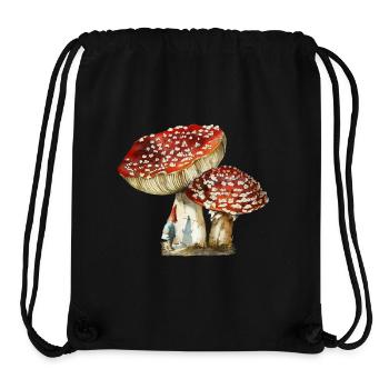 Gnom - Stanley/Stella recycelter Gym Bag - Schwarz - Vorne