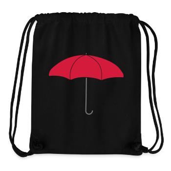 Logo Red Umbrella - Stanley/Stella Recycled Gym Bag - black - Front