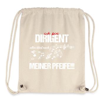 Ich bin Dirigent - Stanley/Stella recycelter Gym Bag - Naturweiß - Vorne