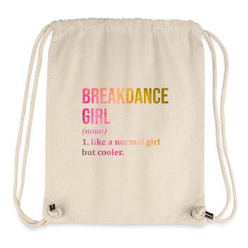 Breakdance - Stanley/Stella recycelter Gym Bag - Naturweiß - Vorne