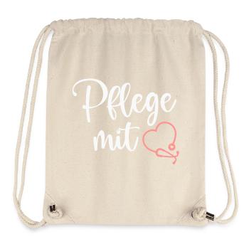 Pflege Krankenschwester - Stanley/Stella recycelter Gym Bag - Naturweiß - Vorne