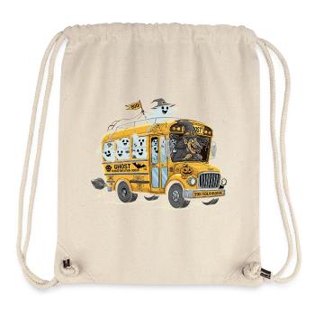 Spuk-Geisterbus Halloween-Design - Stanley/Stella recycelter Gym Bag - Naturweiß - Vorne