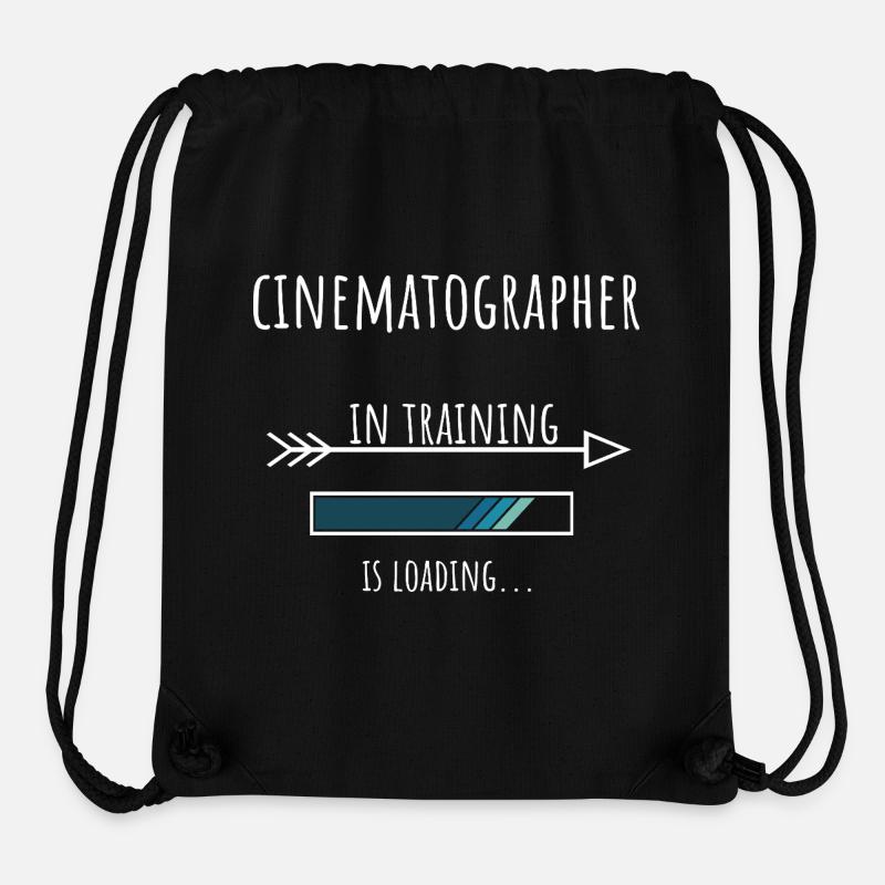 Gift Profession Training Cameraman - Stanley/Stella Recycled Gym Bag - black