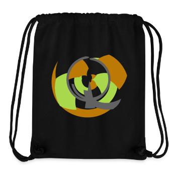 Spiral Orbit Abstract Geometry - Stanley/Stella Recycled Gym Bag - black - Front