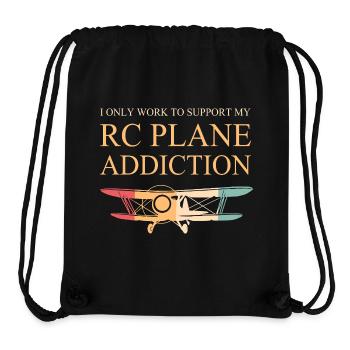 Modellflug Modellflugzeug - Stanley/Stella recycelter Gym Bag - Schwarz - Vorne