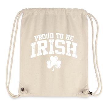 Proud to be Irish - Stanley/Stella Recycled Gym Bag - natural - Front