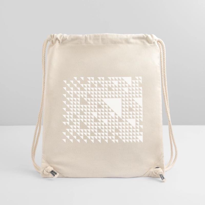Triangular Mosaic Grid Stanley/Stella Recycled Gym Bag