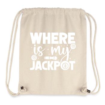 Bingo Player Where Is My Jackpot Bingo - Stanley/Stella Recycled Gym Bag - natural - Front