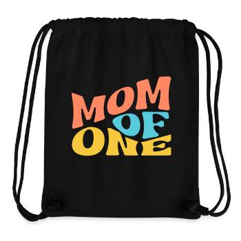 Mom of One - Stanley/Stella Recycled Gym Bag - black - Front