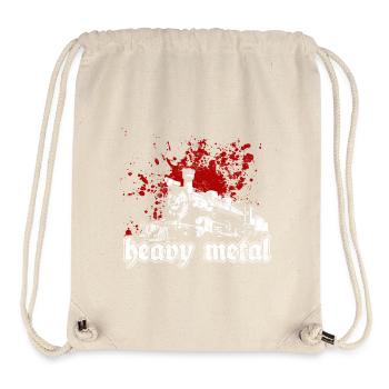 Schwermetall - Stanley/Stella recycelter Gym Bag - Naturweiß - Vorne