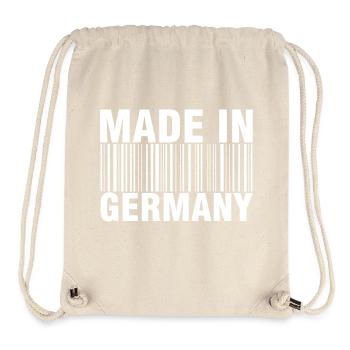 Fabriqué en Allemagne - Sac à cordon recyclé Stanley/Stella - blanc naturel - Devant