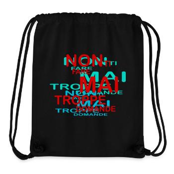 toomanyquestions - Stanley/Stella Recycled Gym Bag - black - Front