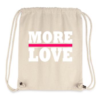 More love - Stanley/Stella Recycled Gym Bag - natural - Front