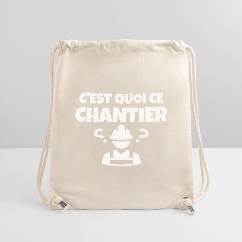 construction site, site manager, construction Stanley/Stella Recycled Gym Bag
